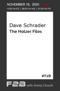 Dave Schrader On Fade To Black November 16th