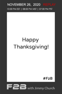 Happy Thanksgiving From Fade To Black
