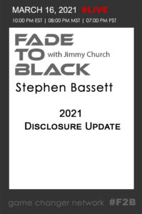 Fade To Black - Stephen Bassett - March 16th Fade To Black - Stephen Bassett - March 16th