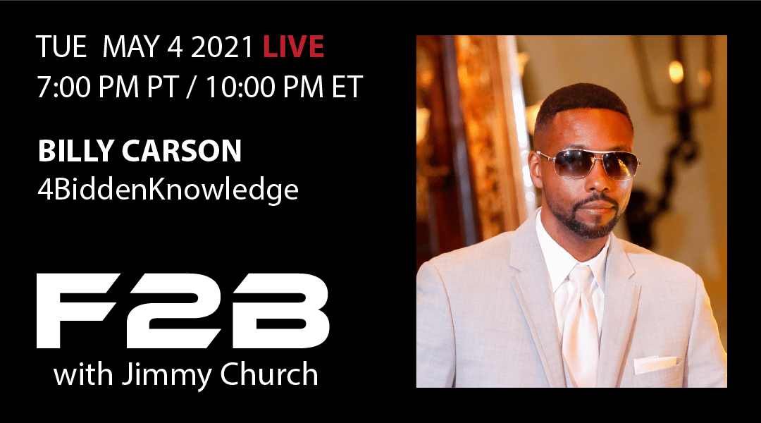 Fade To Black - Billy Carson - May 4th Fade To Black - Billy Carson - May 4th