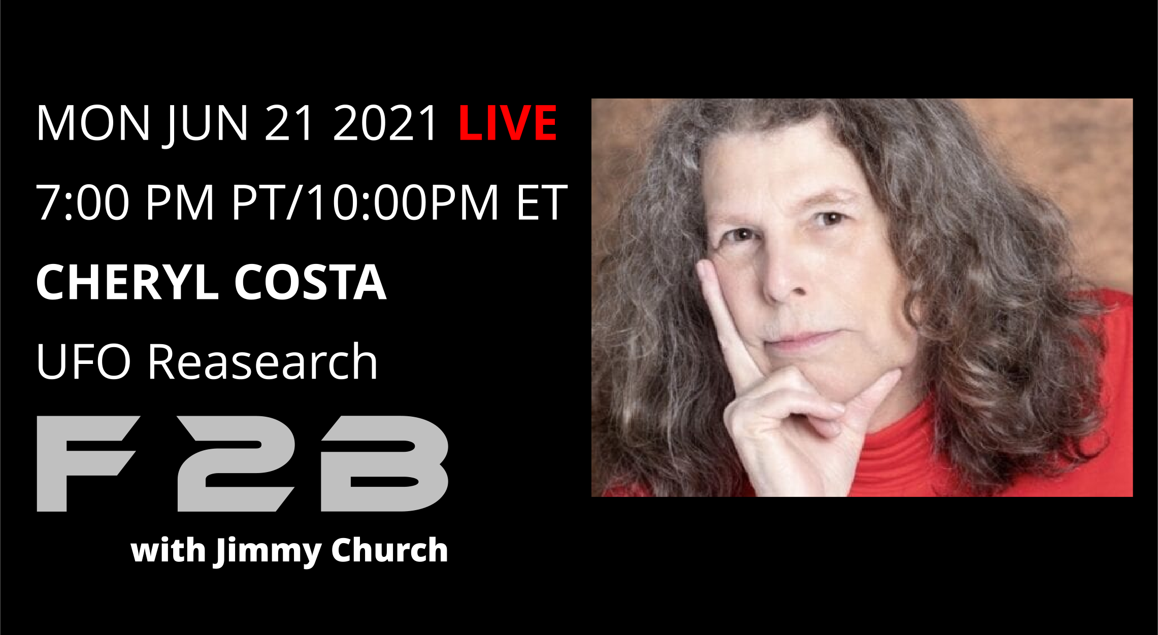 Fade To Black - Cheryl Costa - June 21st Fade To Black - Cheryl Costa - June 21st