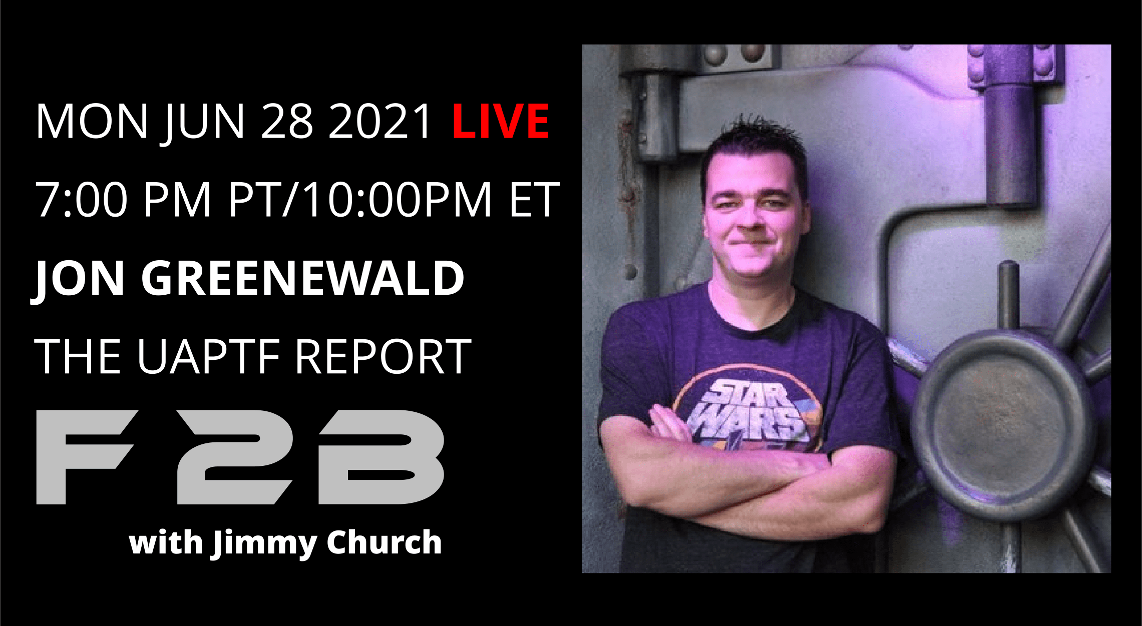 Fade To Black - John Greenewald - June 28th Fade To Black - John Greenewald - June 28th