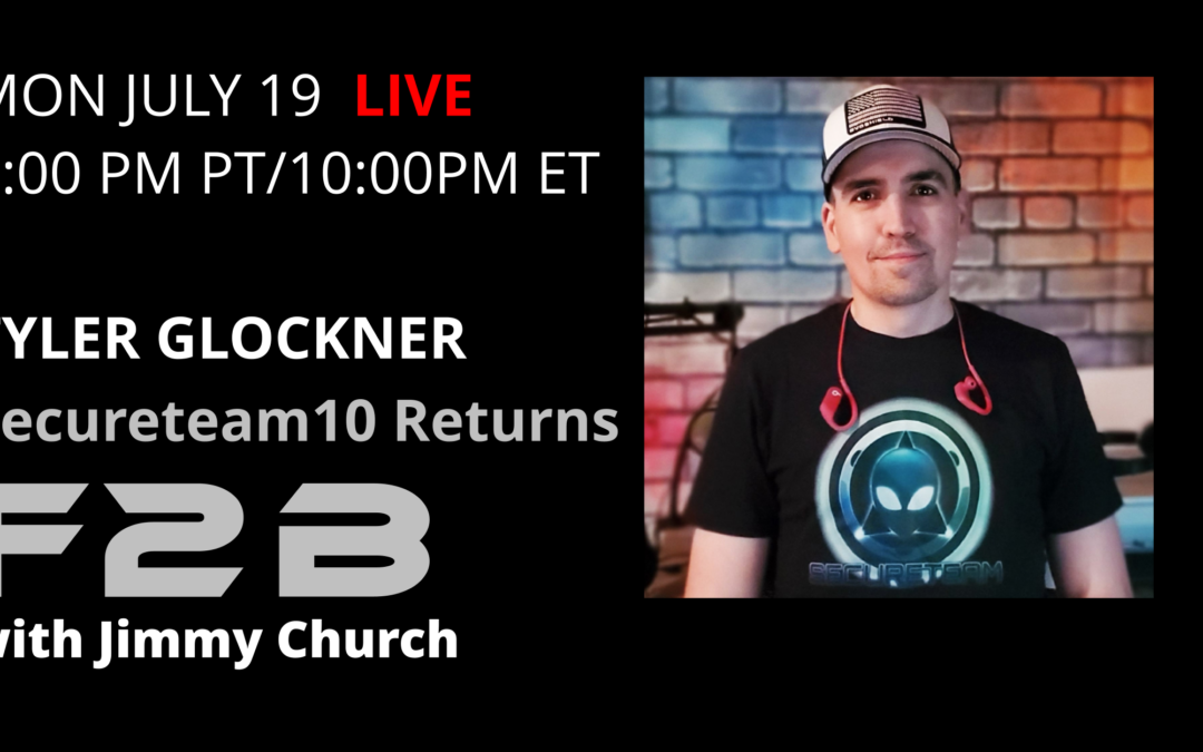 Fade To Black – Tyler Glockner – July 19th