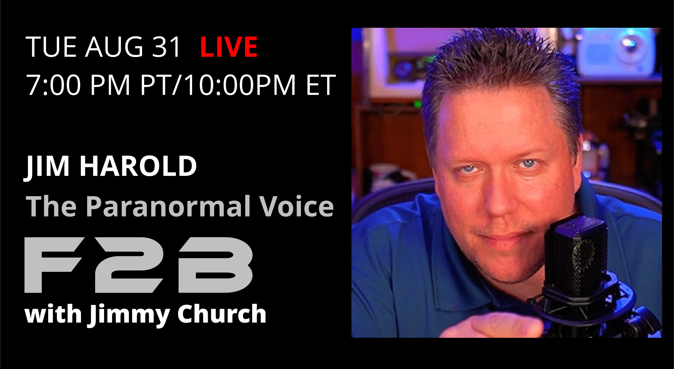 Fade To Black - Jim Harold - August 31st Fade To Black - Jim Harold - August 31st