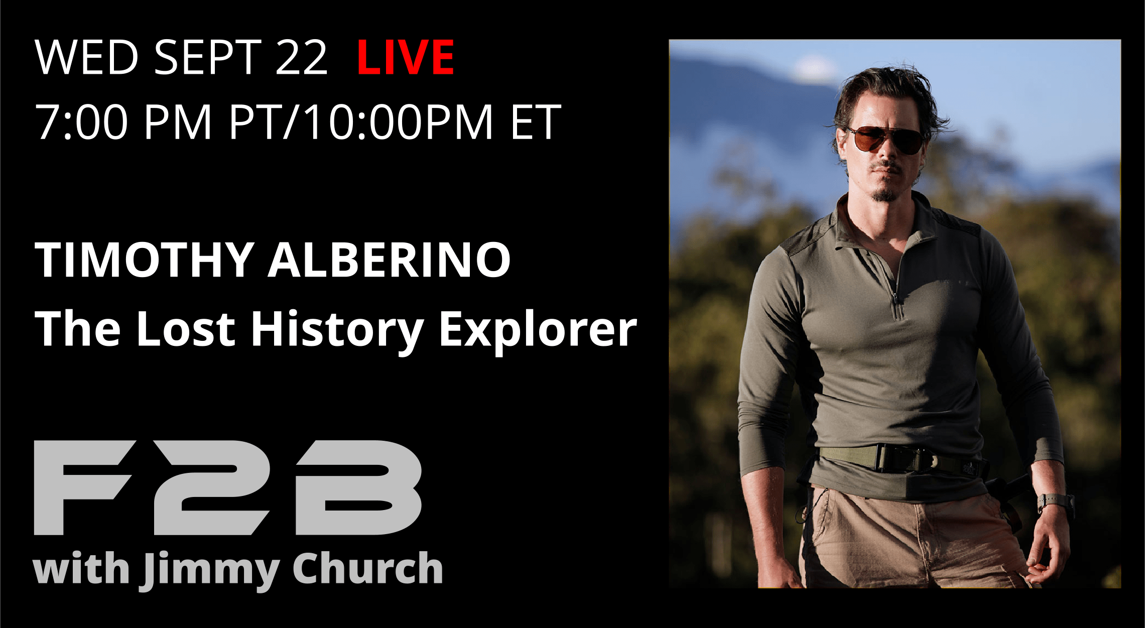 Fade To Black - Timothy Alberino - September 22nd Fade To Black - Timothy Alberino - September 22nd