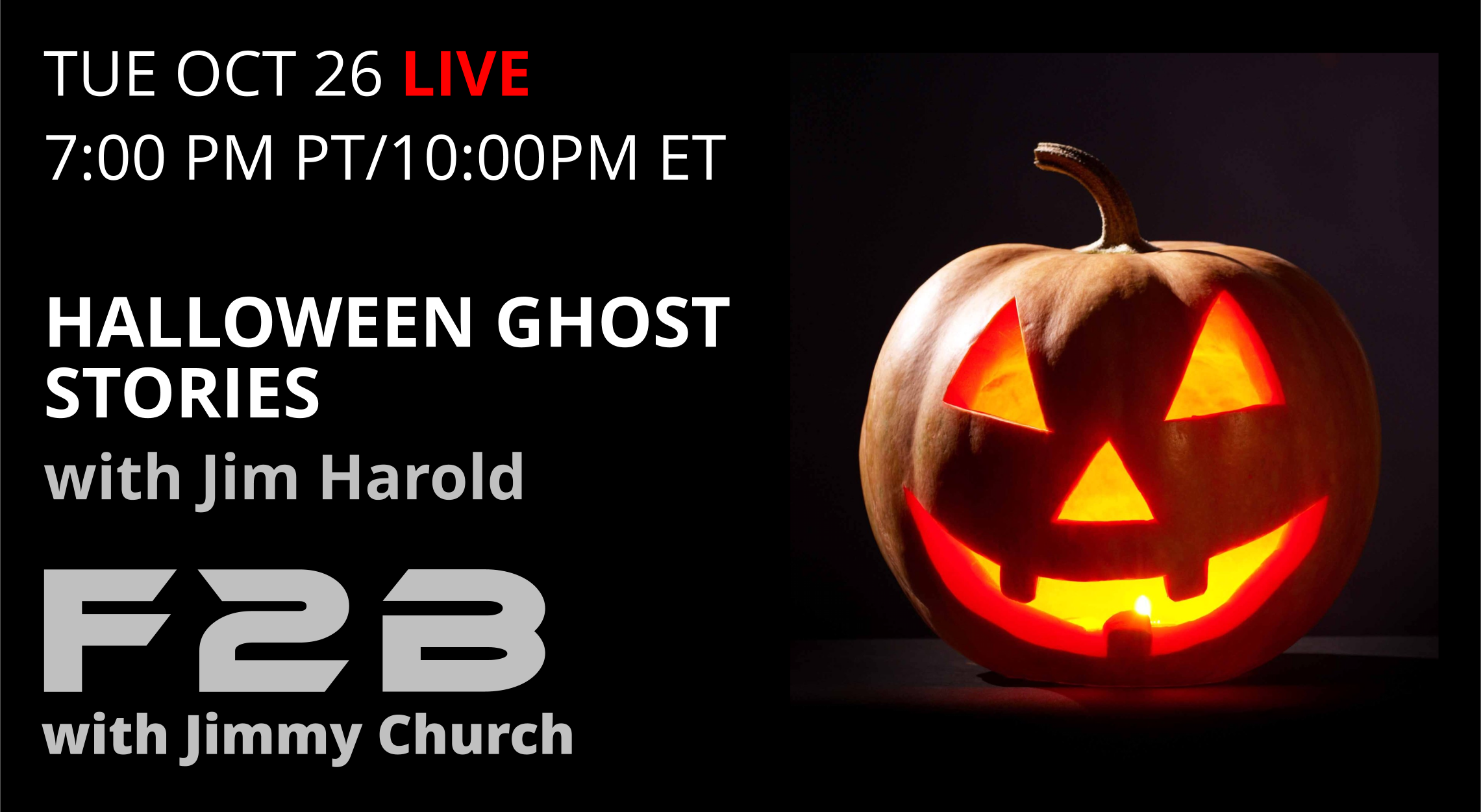 Fade To Black - Jim Harold - October 26th Fade To Black - Jim Harold - October 26th