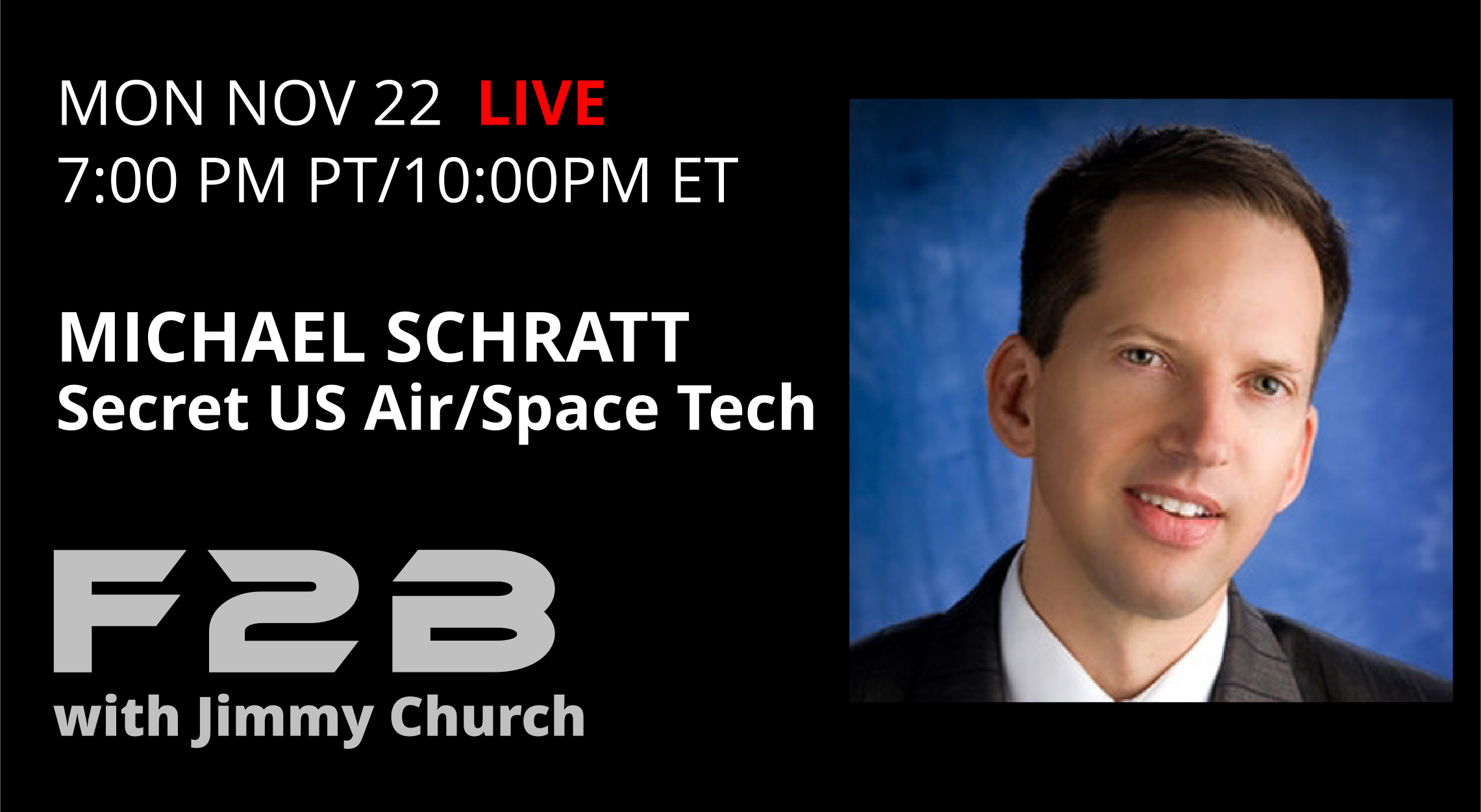 Fade To Black - Michael Schratt - November 22nd Fade To Black - Michael Schratt - November 22nd
