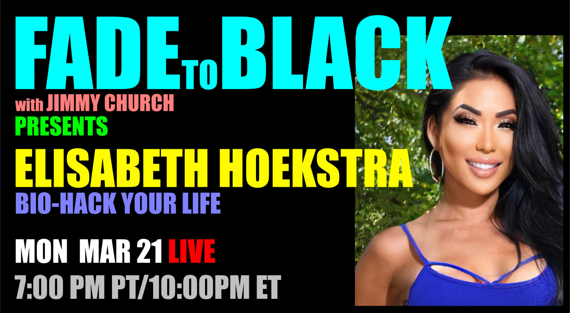 Fade To Black - Elisabeth Hoekstra - March 21st