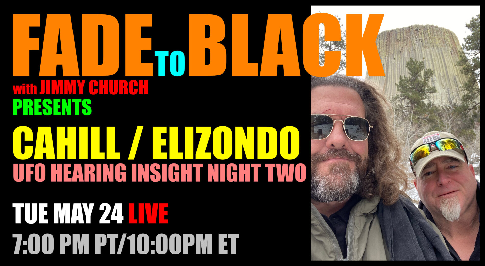 Fade To Black - Sean Cahill And Lue Elizondo - May 24th