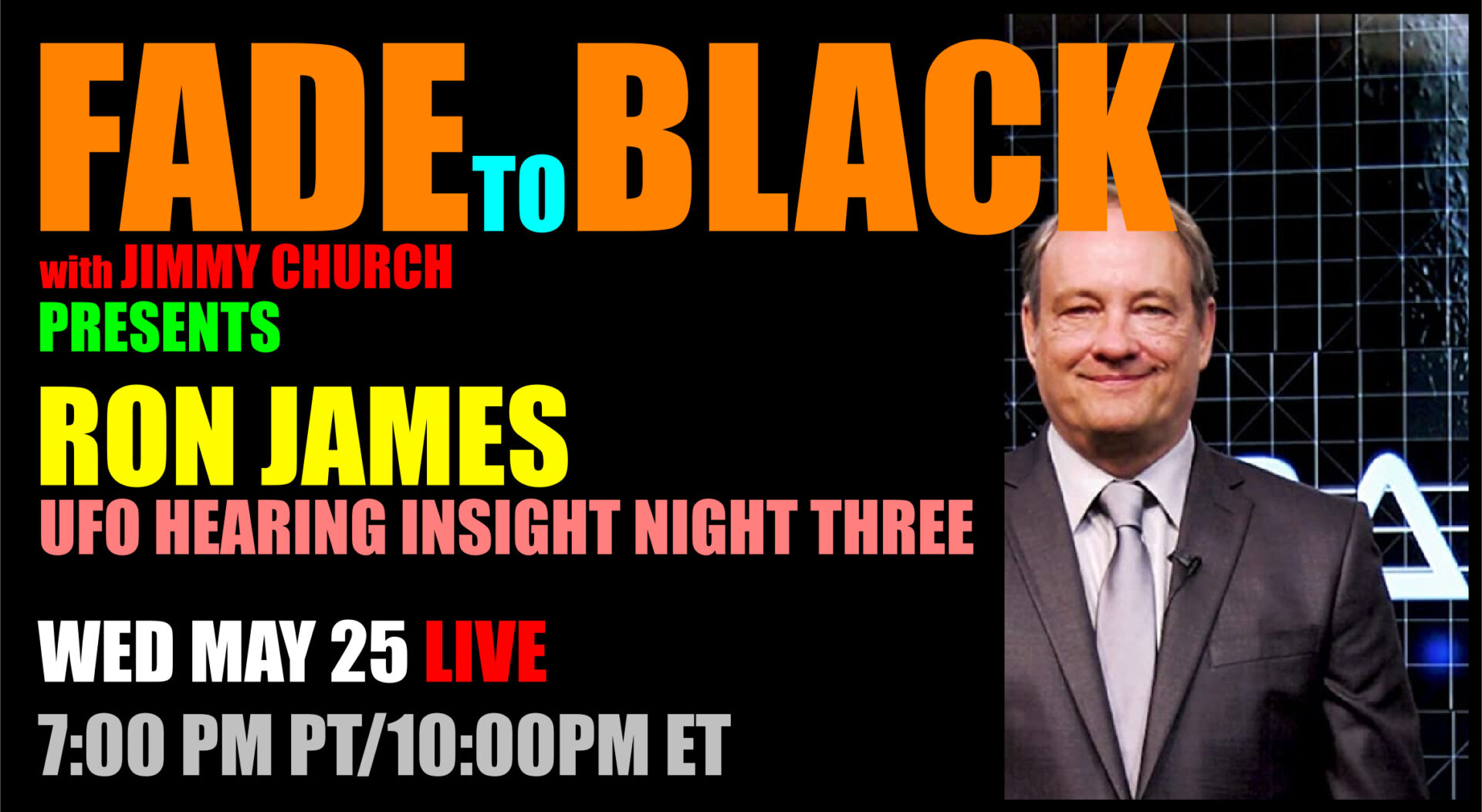 Fade To Black - Ron James - May 25th