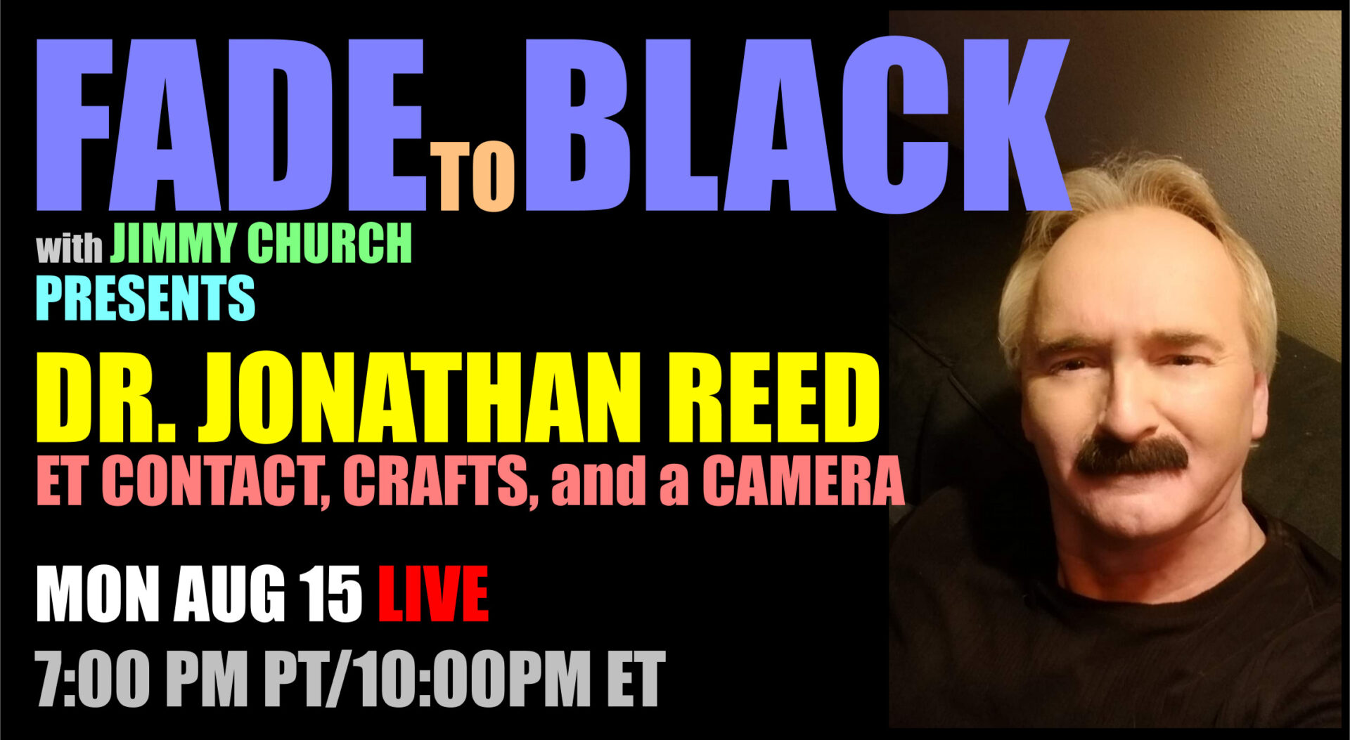 Fade To Black - Jonathan Reed - August 15th