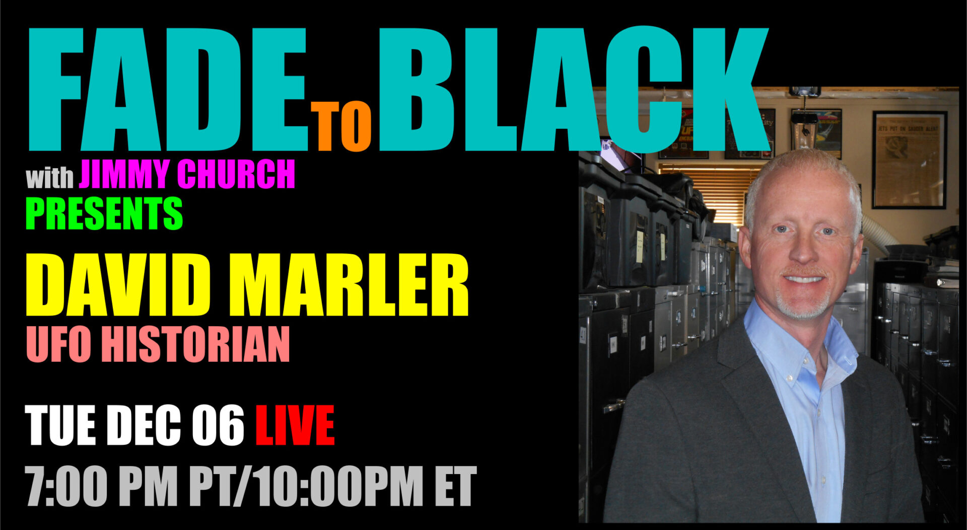 Fade To Black - David Marler - December 6th