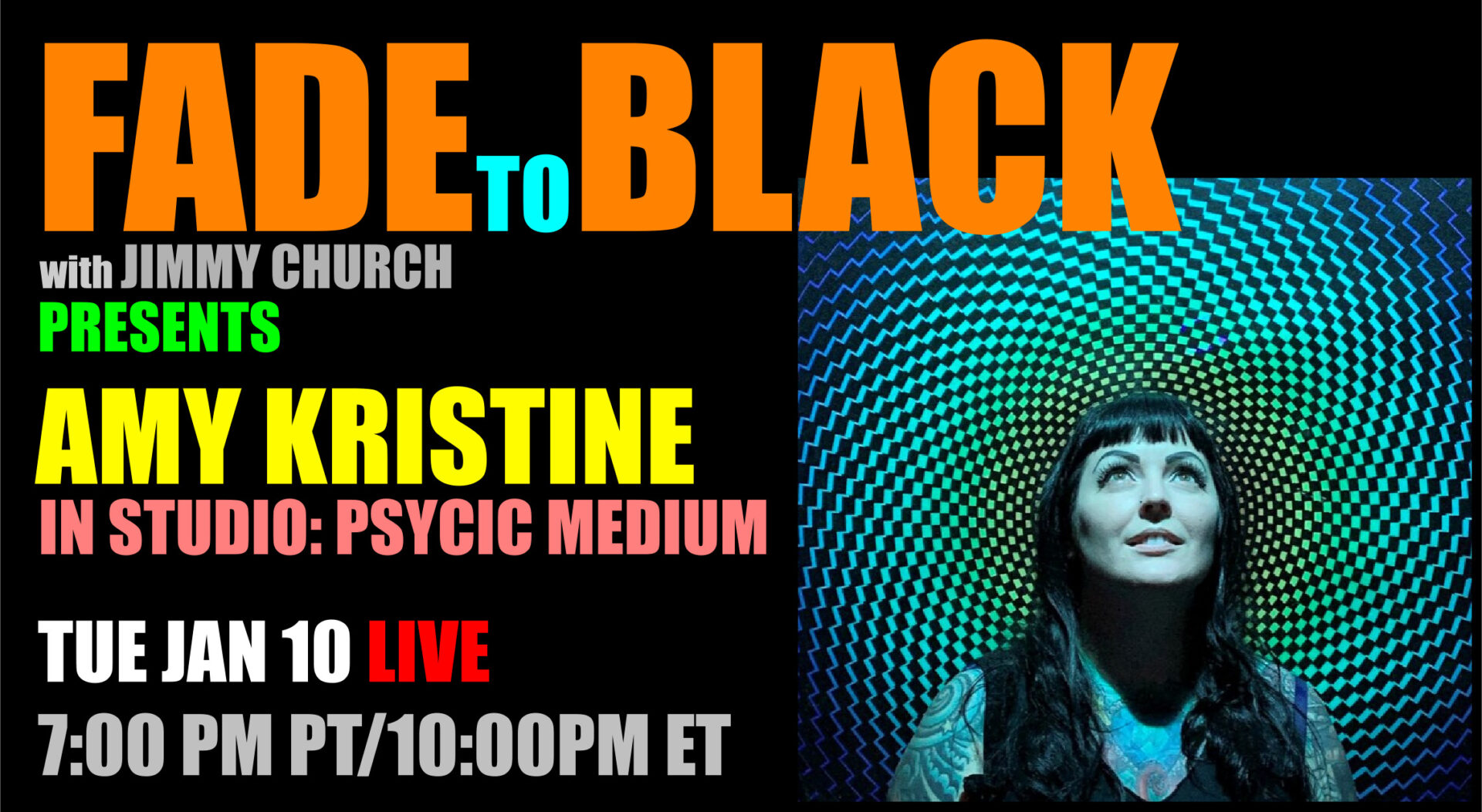 Fade To Black - Amy Kristine - January 10th