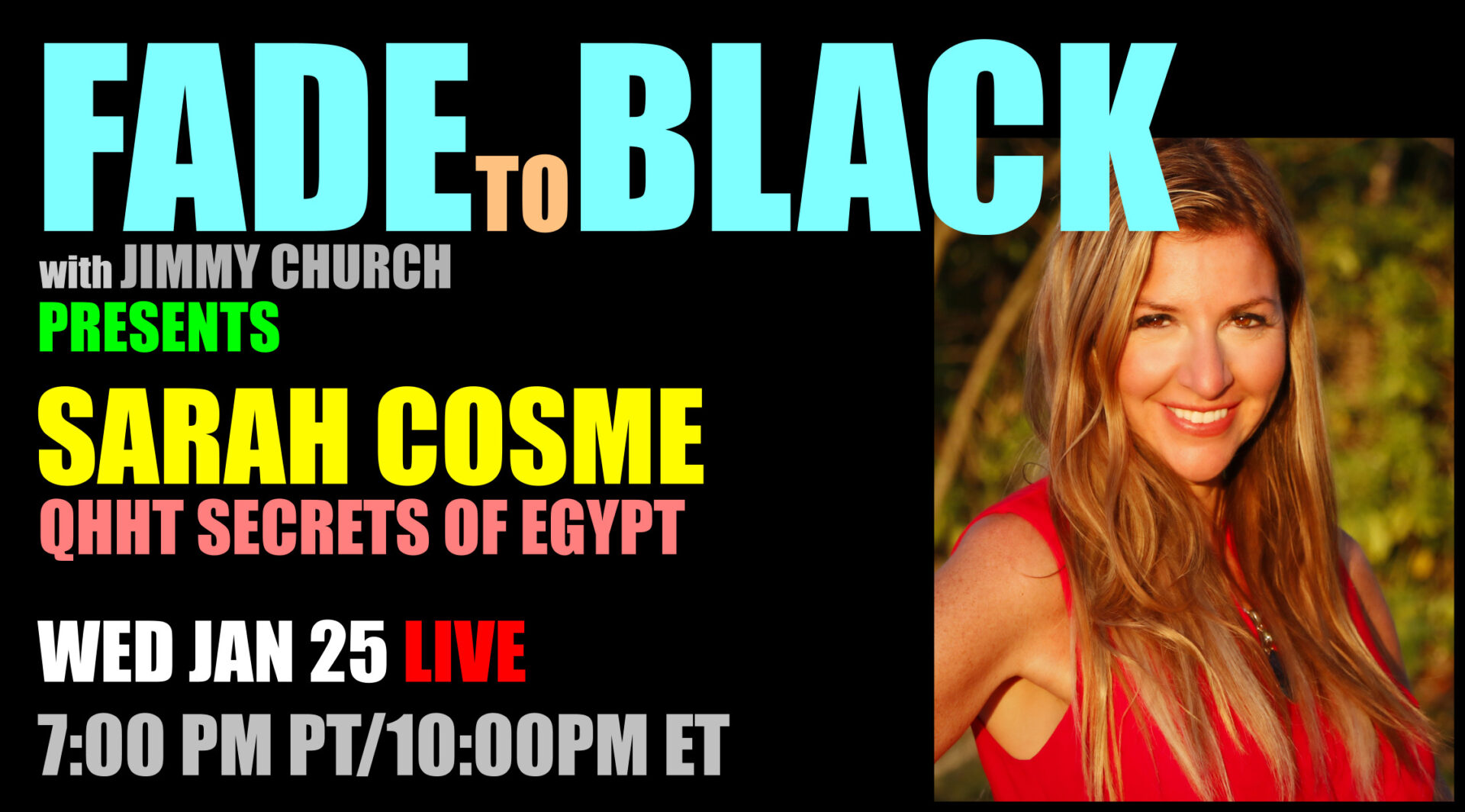 Fade To Black - Sarah Breskman Cosme - January 25th