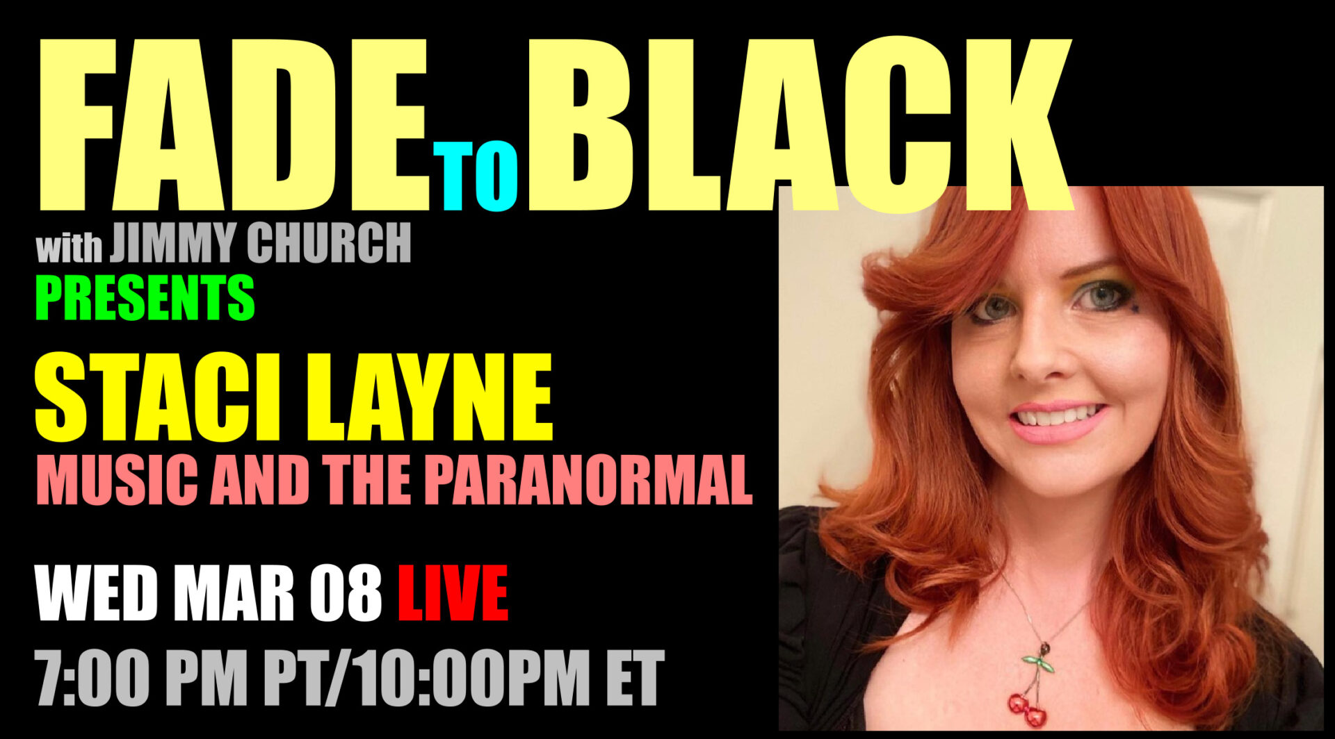 Fade To Black - Staci Layne - March 8th